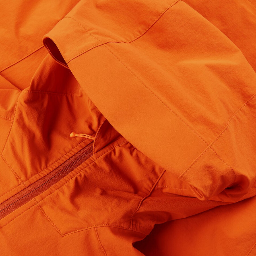 los hombres ridge-roamer lite softshell jacket - naranja berghaus