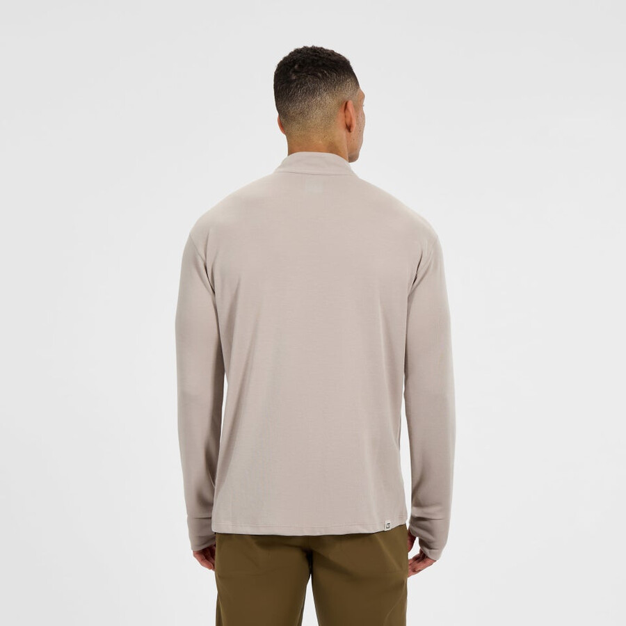 los hombres ivyhill media cremallera superior - gris berghaus