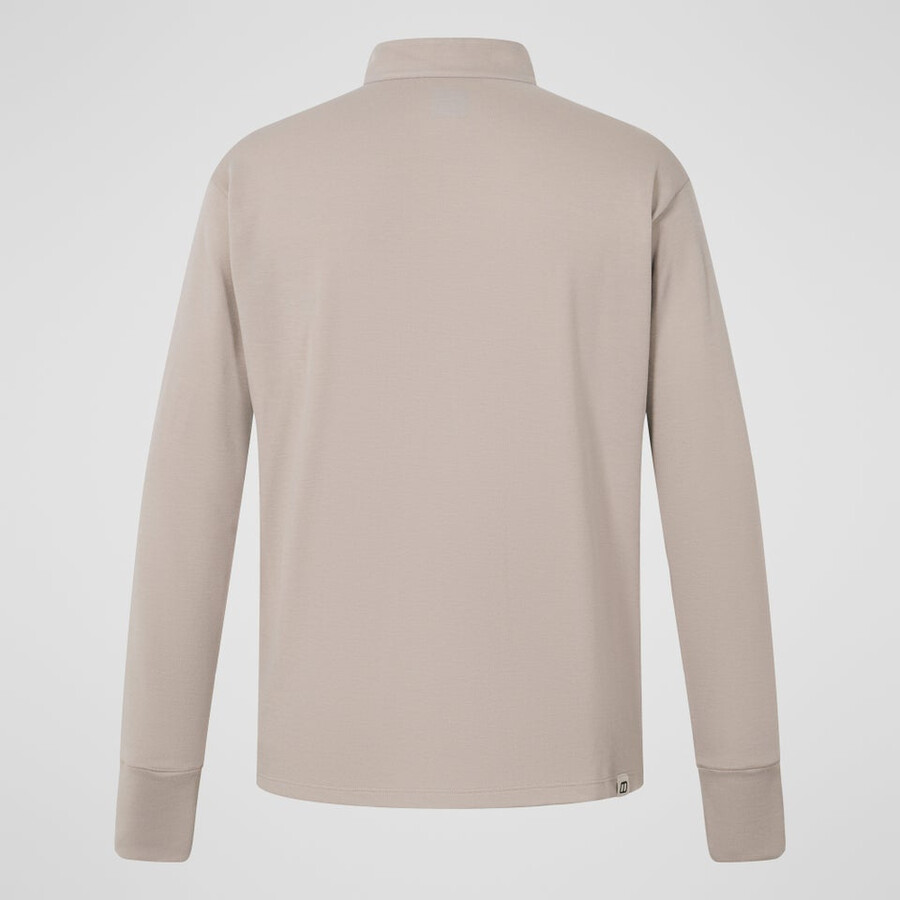 los hombres ivyhill media cremallera superior - gris berghaus