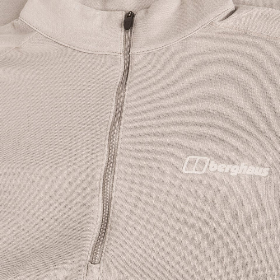 los hombres ivyhill media cremallera superior - gris berghaus