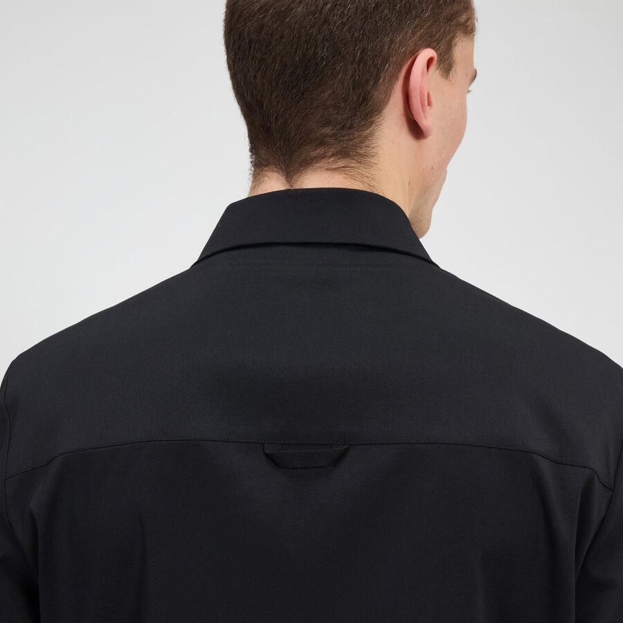 los hombres de manga larga de explorer overshirt - negro berghaus