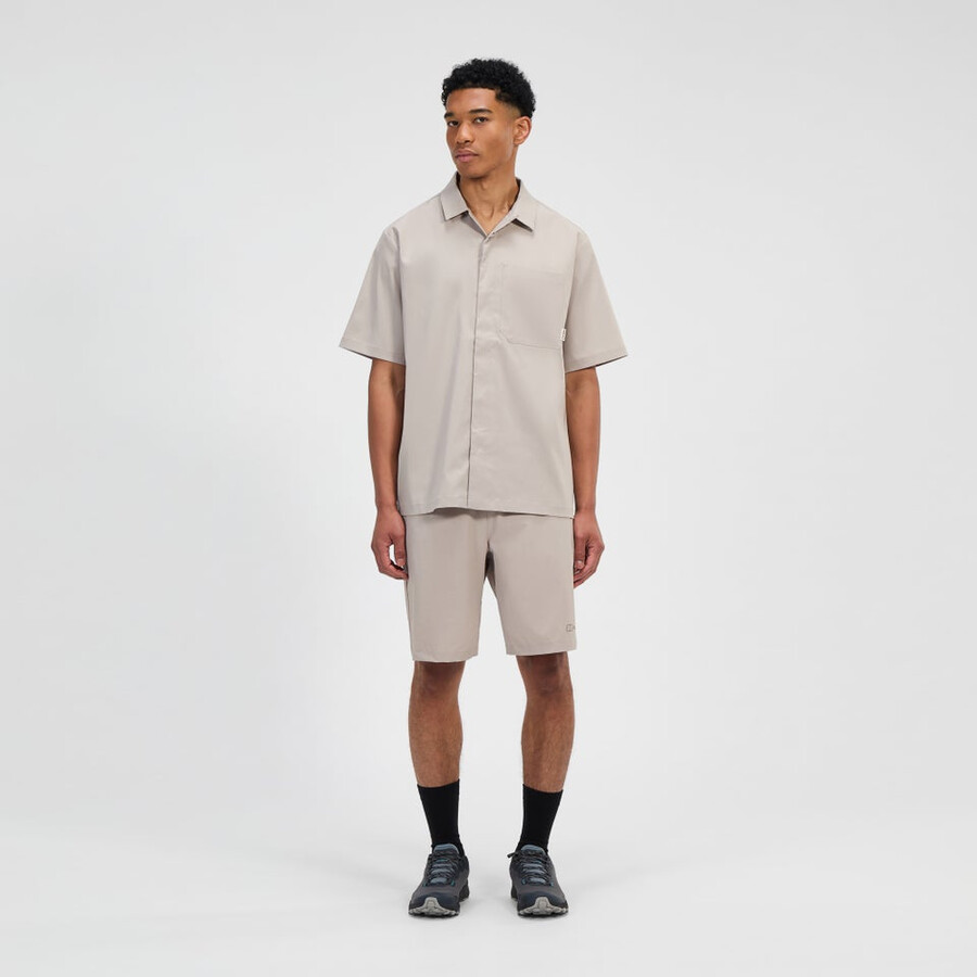 los hombres del explorador de ss overshirt - gris berghaus