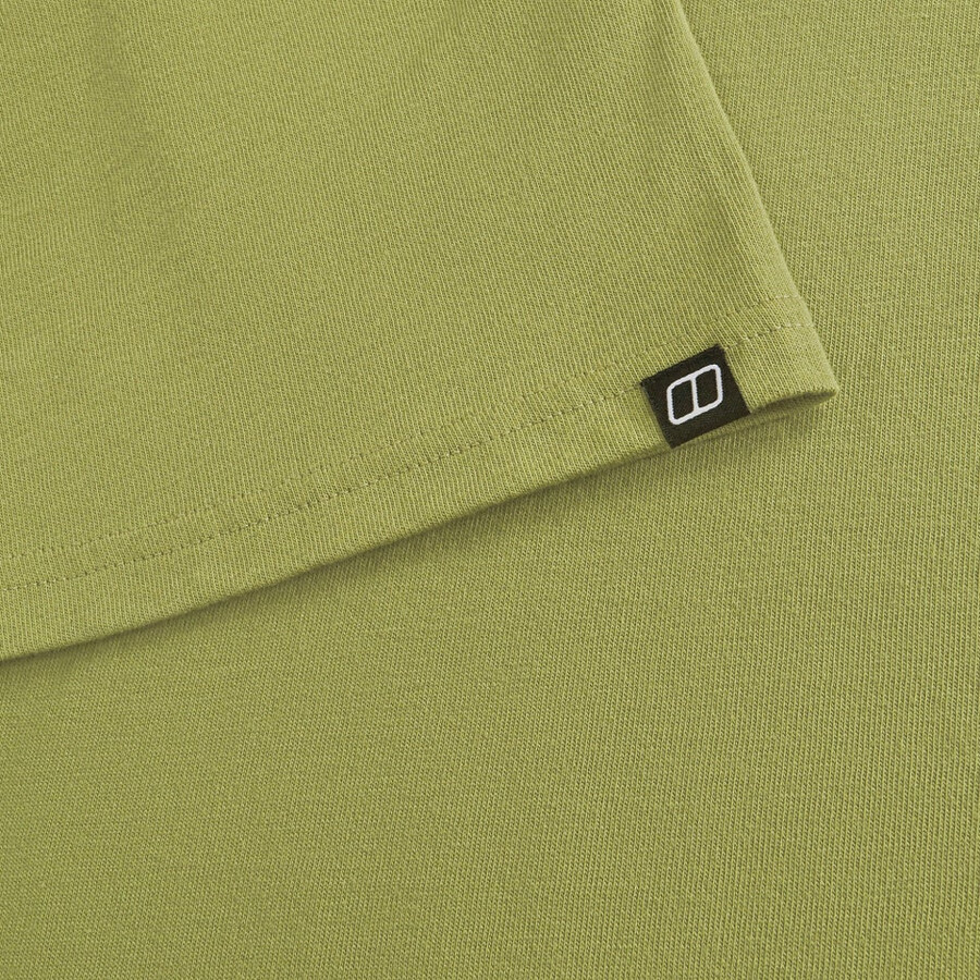 los hombres de la clase logo tee - verde berghaus