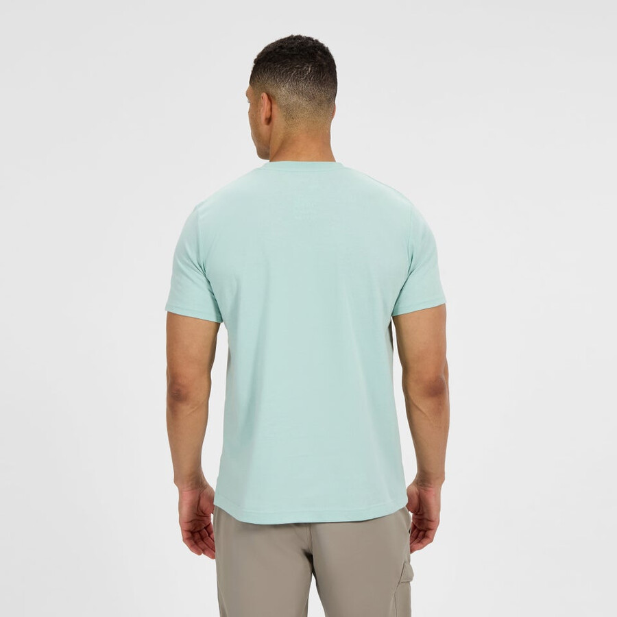 los hombres de la clase logo tee - verde berghaus