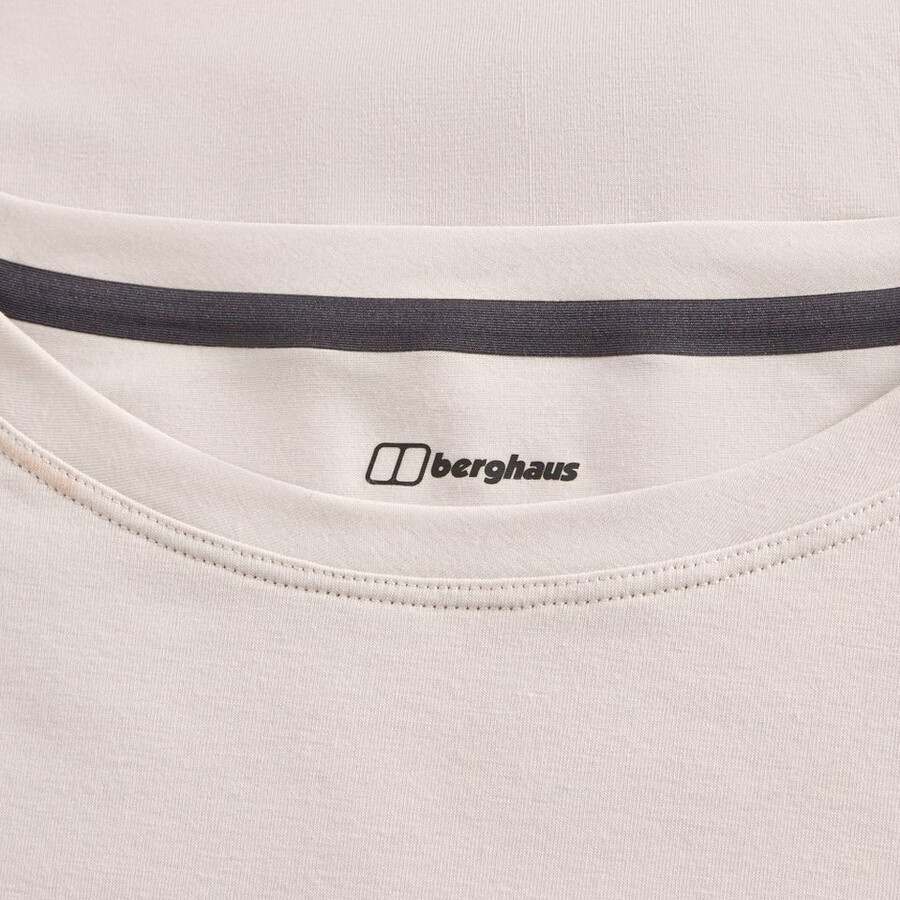 los hombres del delta tech de manga larga - camiseta gris berghaus