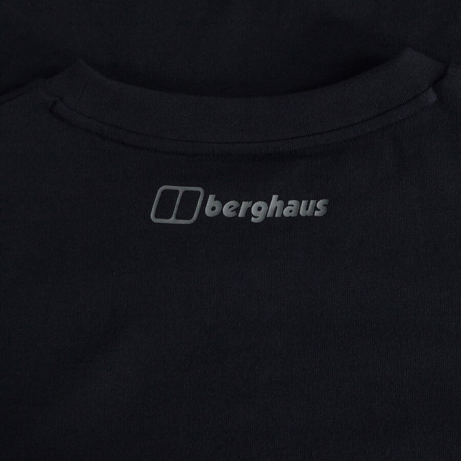 los hombres del mapa de la toon camiseta - negro berghaus