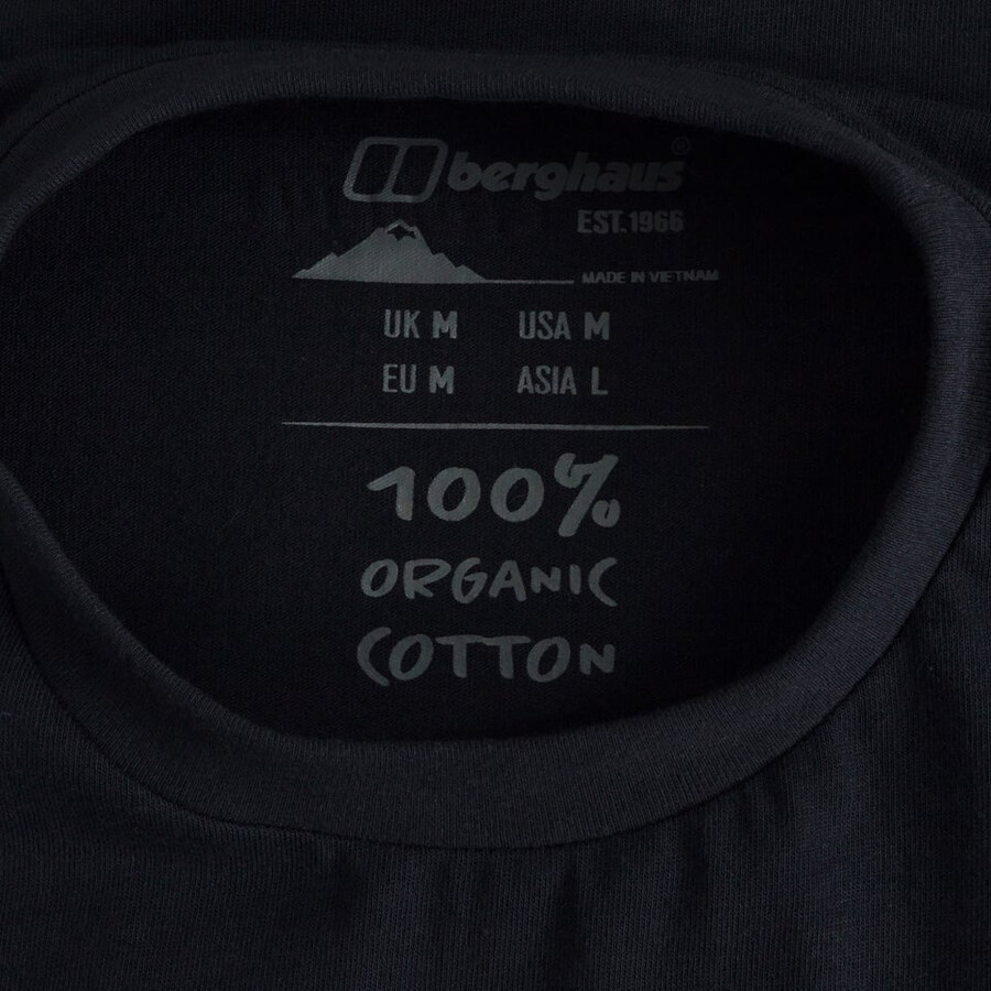 los hombres del mapa de la toon camiseta - negro berghaus