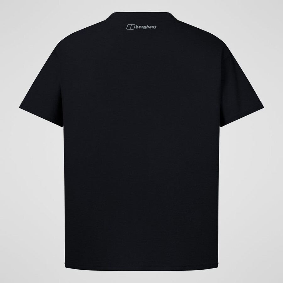 los hombres del mapa de la toon camiseta - negro berghaus
