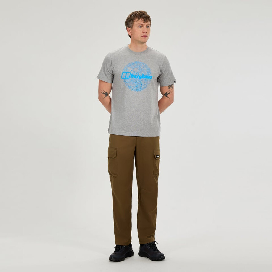 los hombres del mapa del toon - camiseta gris berghaus