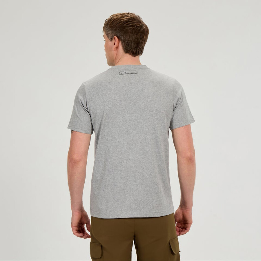 los hombres de alto nivel de la ruta camiseta - gris berghaus