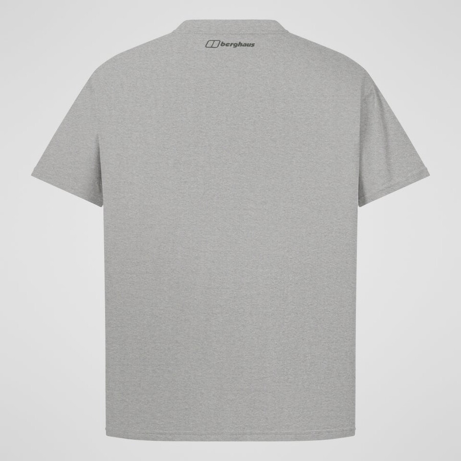 los hombres de alto nivel de la ruta camiseta - gris berghaus