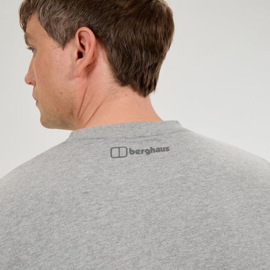 los hombres de alto nivel de la ruta camiseta - gris berghaus