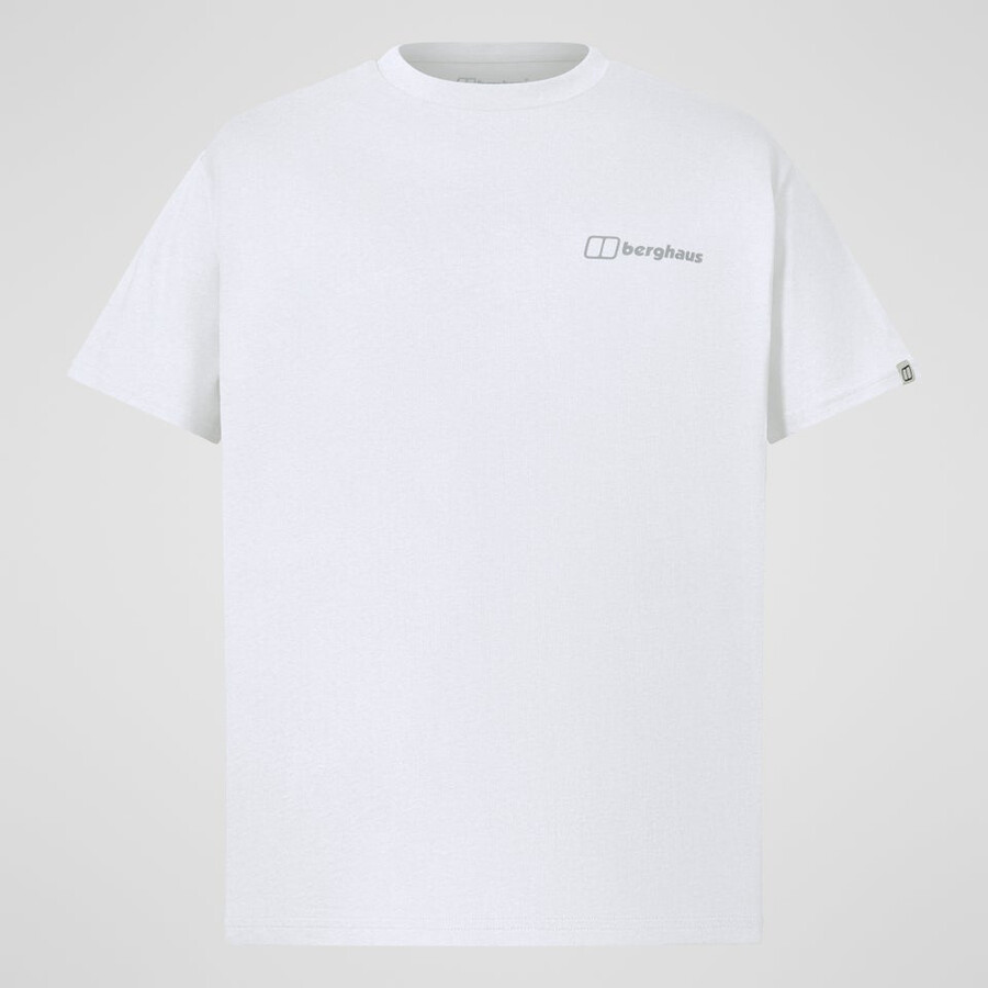 los hombres de coordenadas camiseta - blanco berghaus
