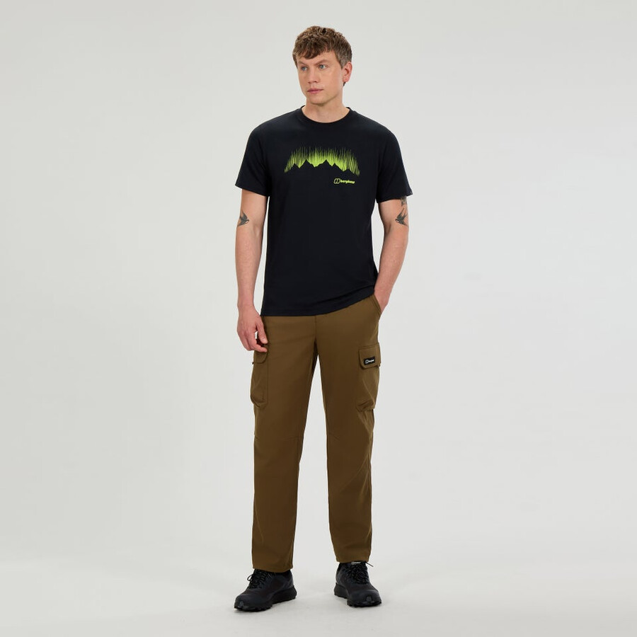 los hombres de la montaña strike camiseta - negro berghaus
