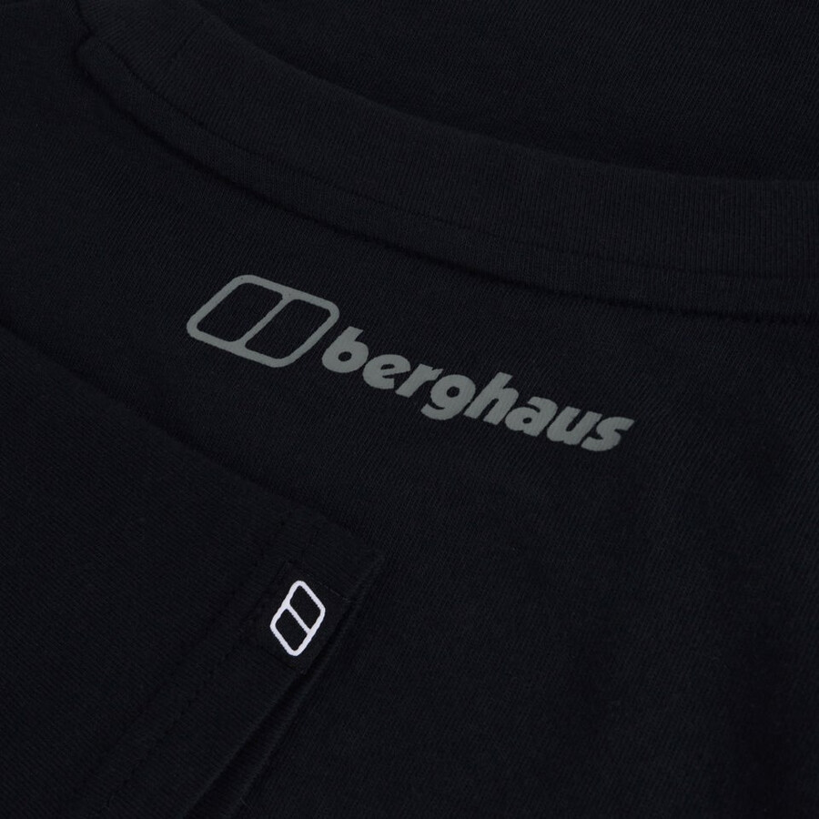 los hombres de la montaña strike camiseta - negro berghaus
