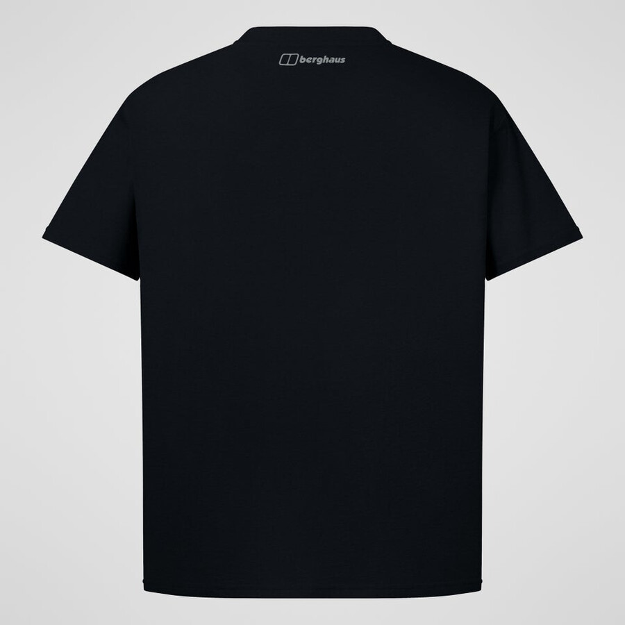 los hombres de la montaña strike camiseta - negro berghaus