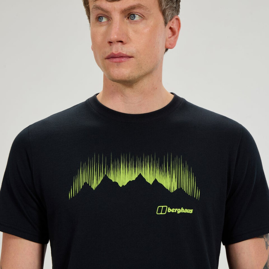 los hombres de la montaña strike camiseta - negro berghaus
