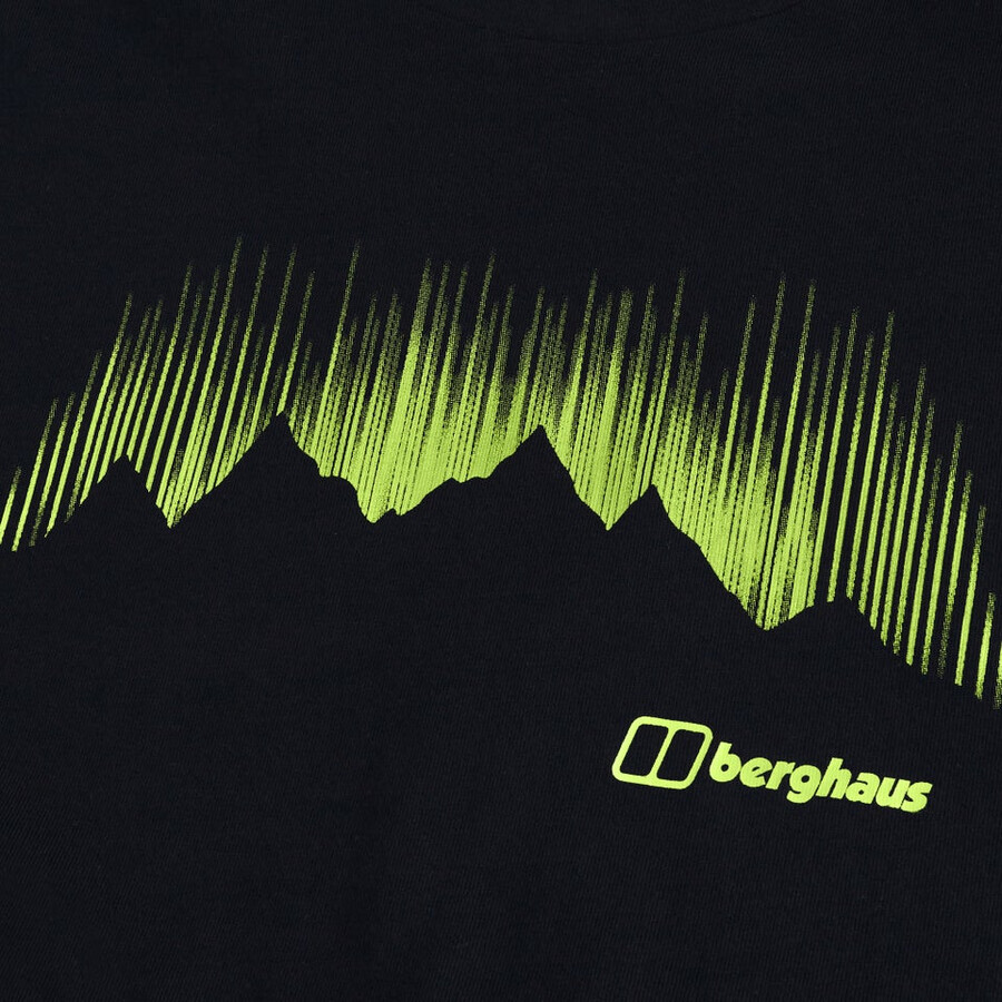 los hombres de la montaña strike camiseta - negro berghaus