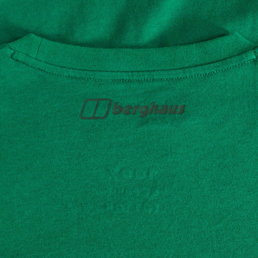 los hombres de la montaña de huelga - camiseta verde berghaus