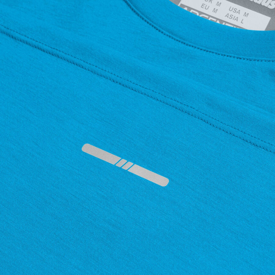 los hombres del terreno trek tech tee - azulgris berghaus