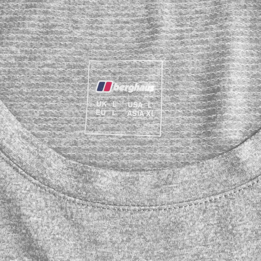 los hombres firsby tech - camiseta gris berghaus