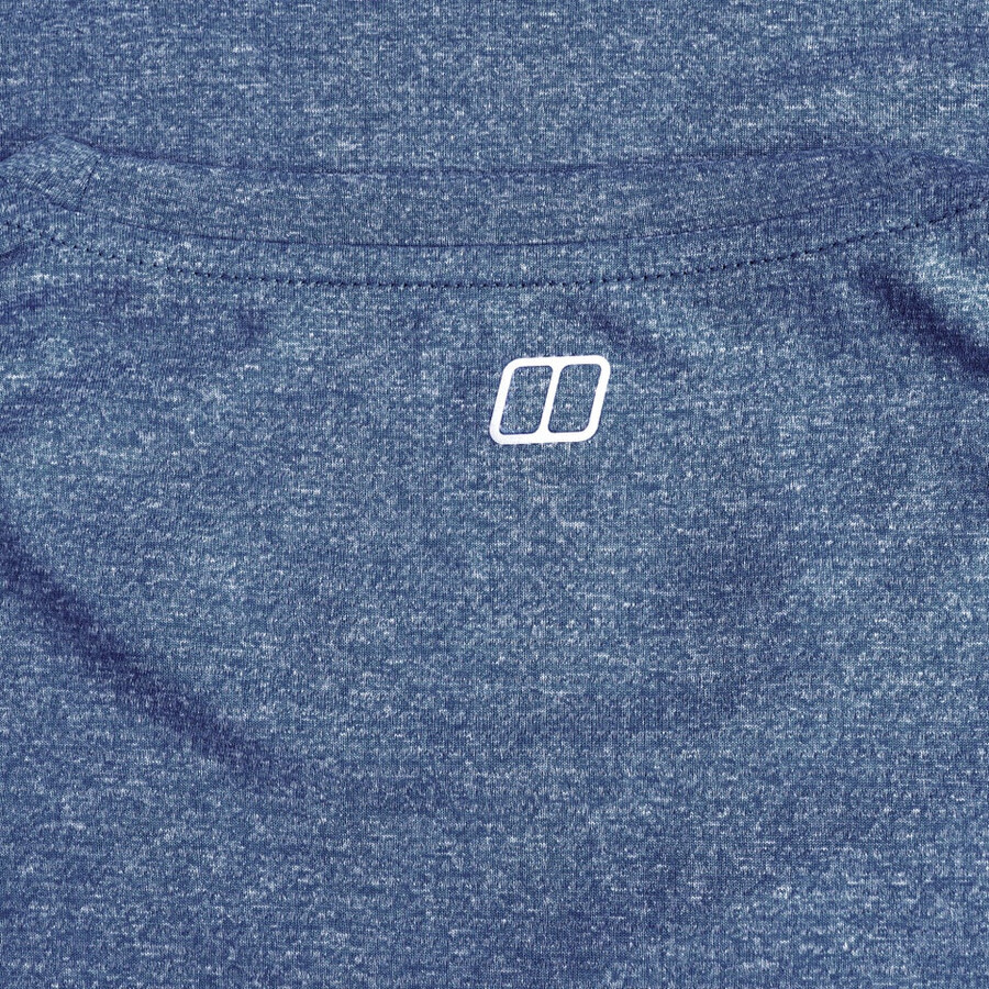 los hombres firsby tech tee - azul oscuro berghaus