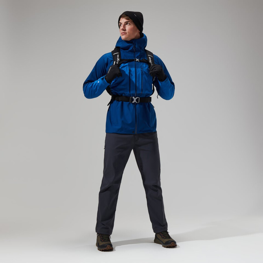 los hombres de ortler 2.0 pantalón - gris oscuro berghaus