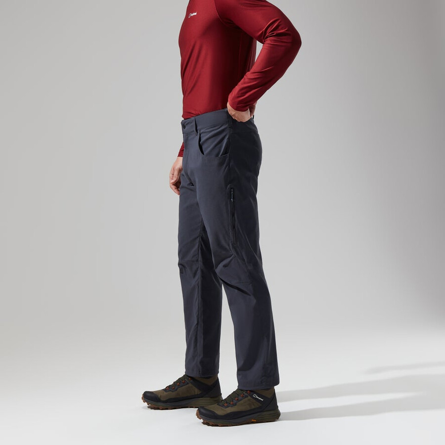 los hombres de ortler 2.0 pantalón - gris oscuro berghaus