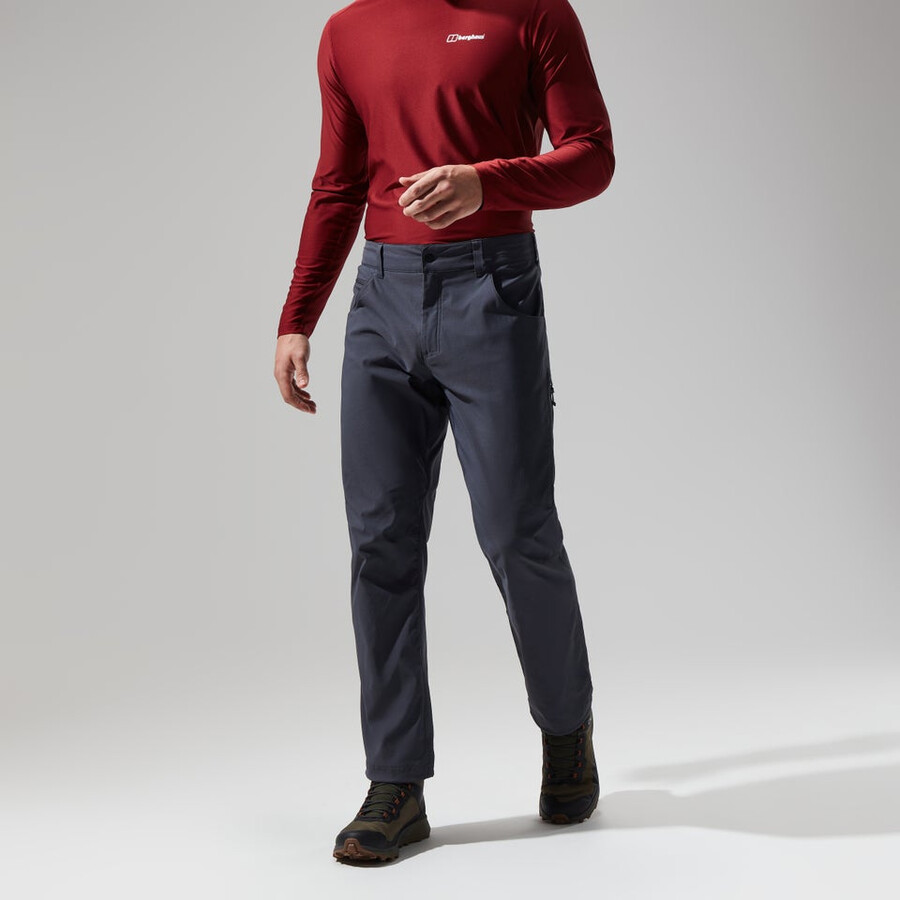 los hombres de ortler 2.0 pantalón - gris oscuro berghaus