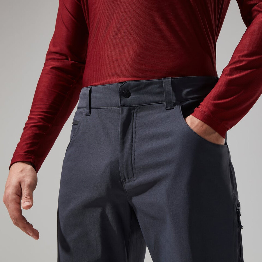 los hombres de ortler 2.0 pantalón - gris oscuro berghaus