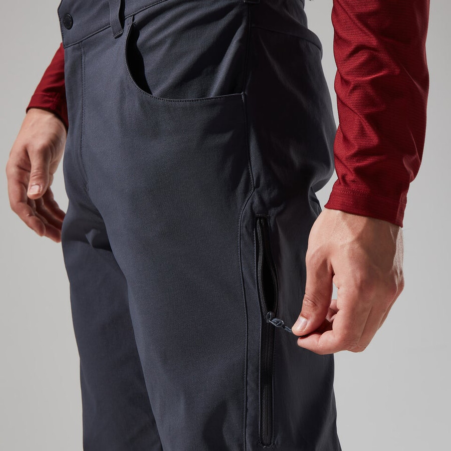 los hombres de ortler 2.0 pantalón - gris oscuro berghaus