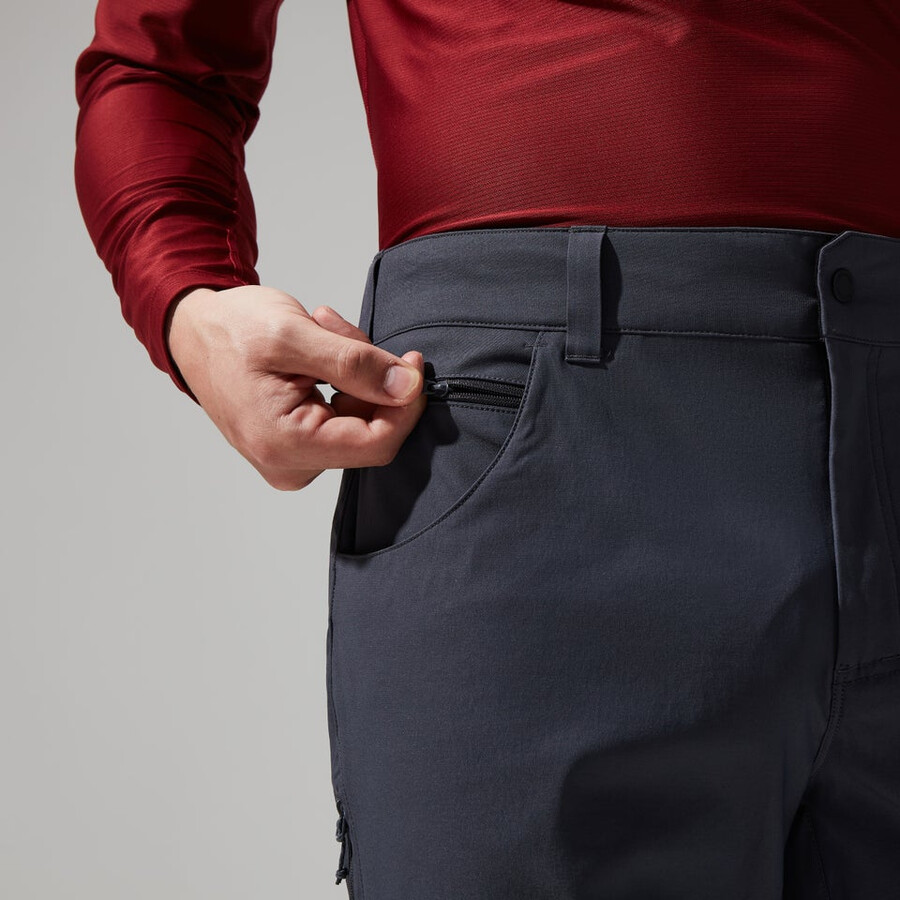 los hombres de ortler 2.0 pantalón - gris oscuro berghaus