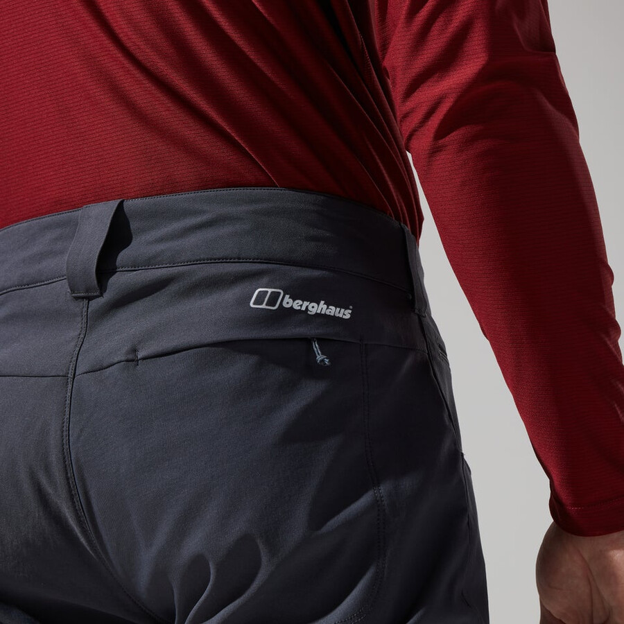 los hombres de ortler 2.0 pantalón - gris oscuro berghaus