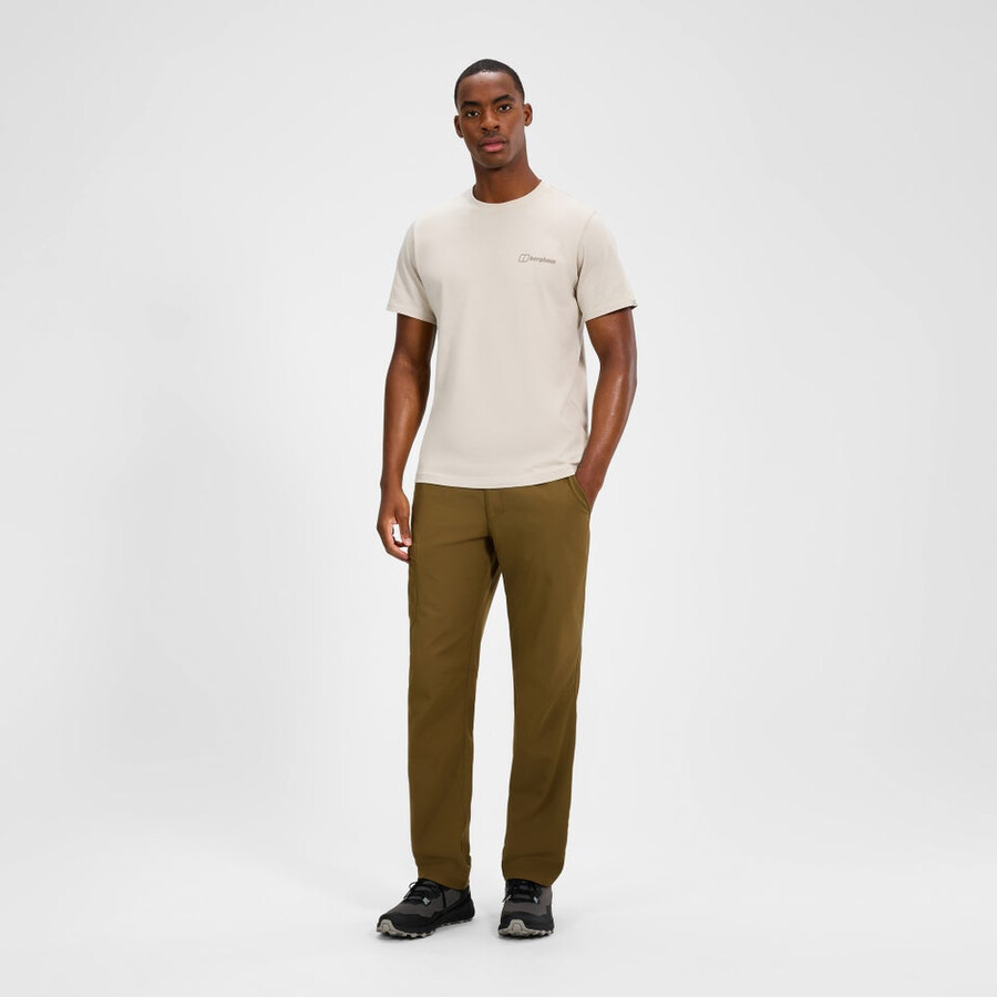 los hombres navigator 2.0 pantalón marrón berghaus