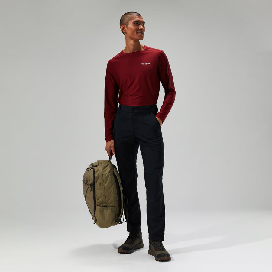 los hombres navigator 2.0 pantalones - negro berghaus