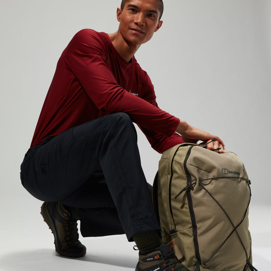 los hombres navigator 2.0 pantalones - negro berghaus
