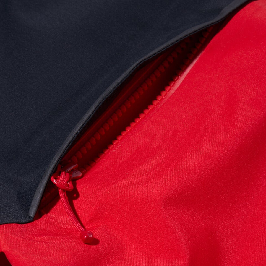 los hombres del mtn guía de gore-tex pro pantalón negrorojo berghaus