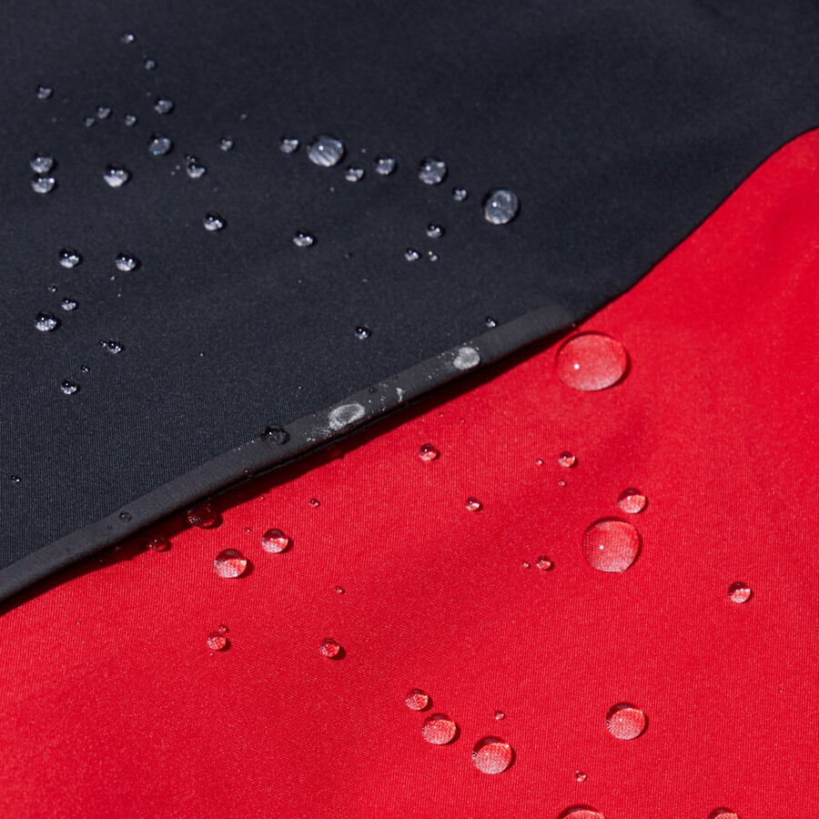 los hombres del mtn guía de gore-tex pro pantalón negrorojo berghaus