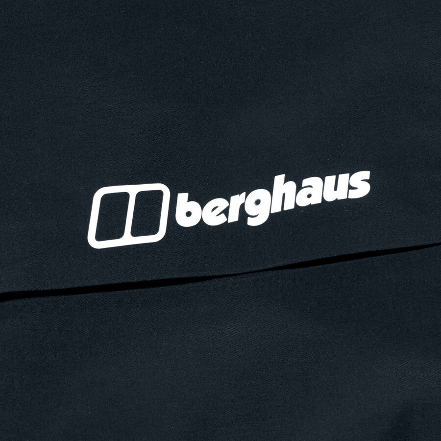 los hombres del mtn areté descender de gore-tex pantalones bib - rojo oscuronegro berghaus