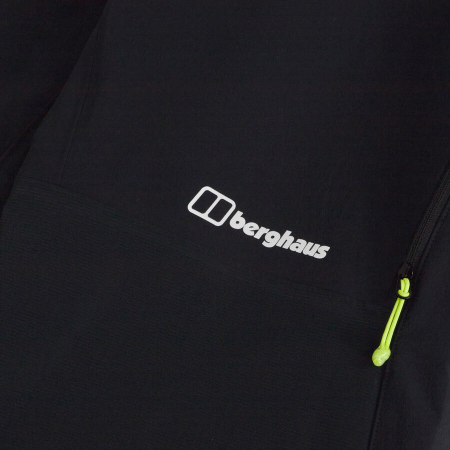 los hombres del mtn guía alpino pantalón negro berghaus