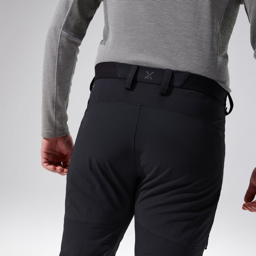 los hombres del mtn guía alpino pantalón negro berghaus