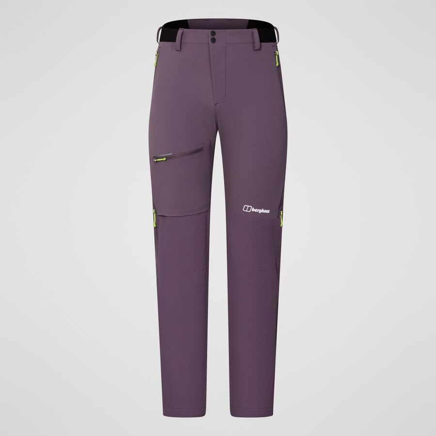 los hombres del mtn guía alpino pantalón - púrpura berghaus