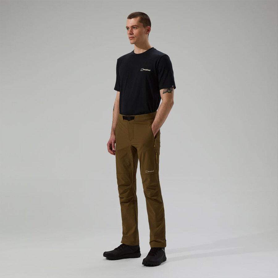 los hombres del sendero-explorer pantalón marrón berghaus