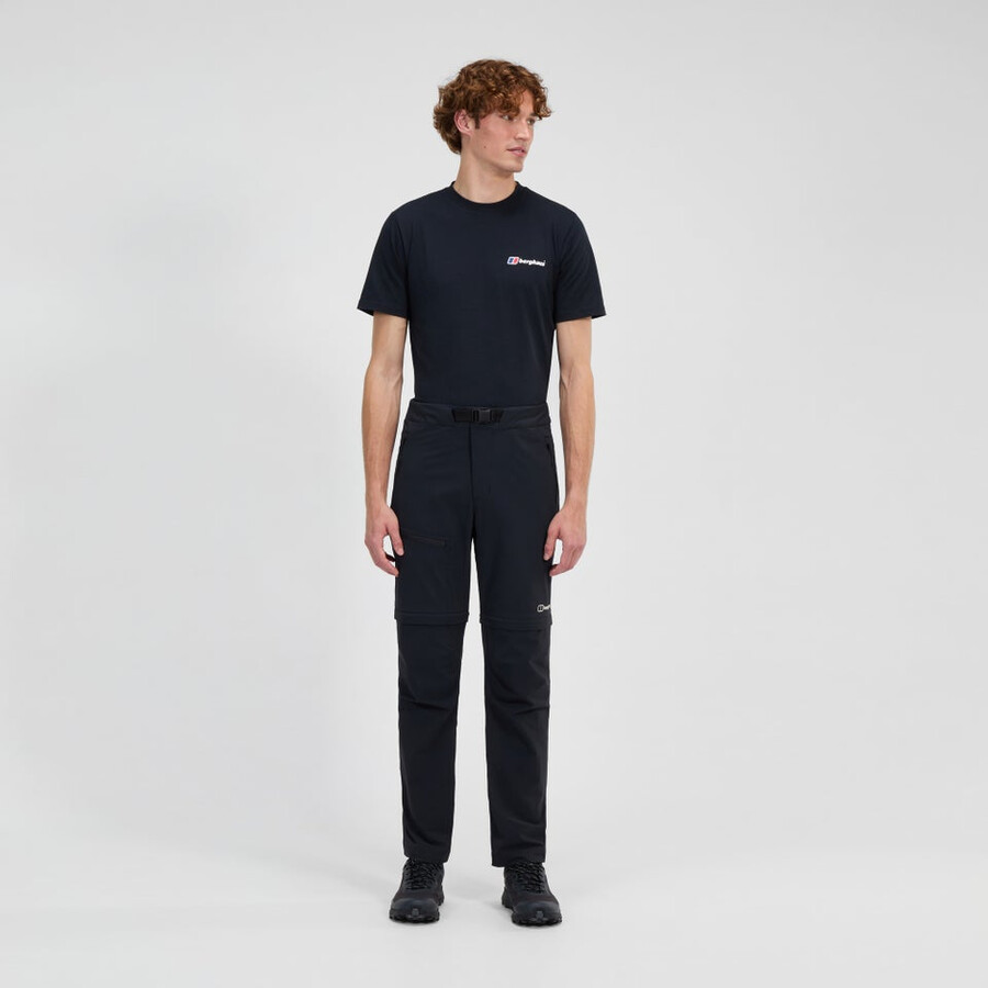 los hombres del sendero-explorer zip pant negro berghaus