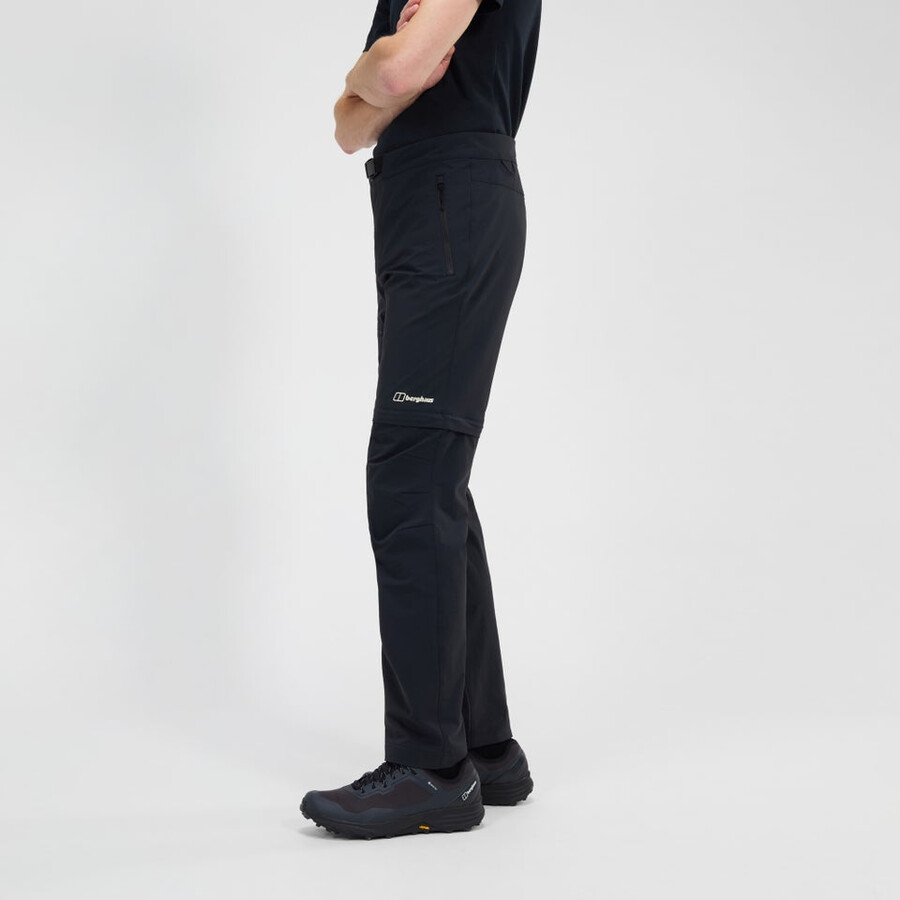 los hombres del sendero-explorer zip pant negro berghaus