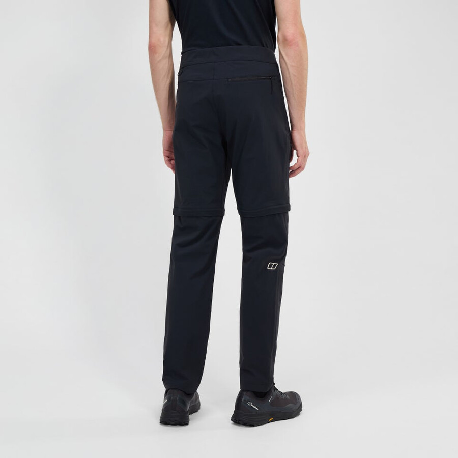 los hombres del sendero-explorer zip pant negro berghaus