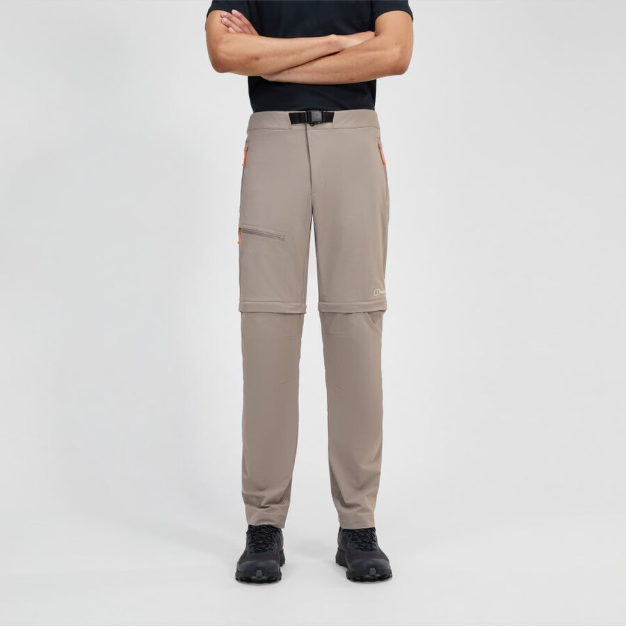 los hombres del sendero-explorer zip pant - natural berghaus