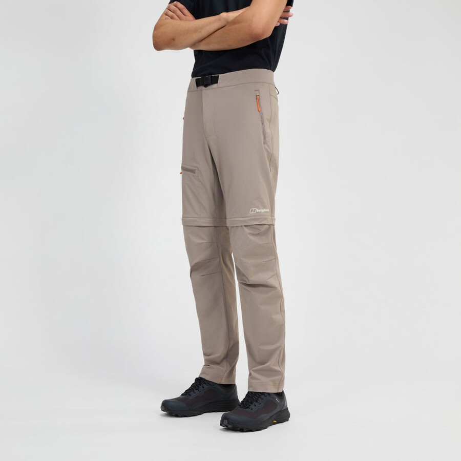 los hombres del sendero-explorer zip pant - natural berghaus