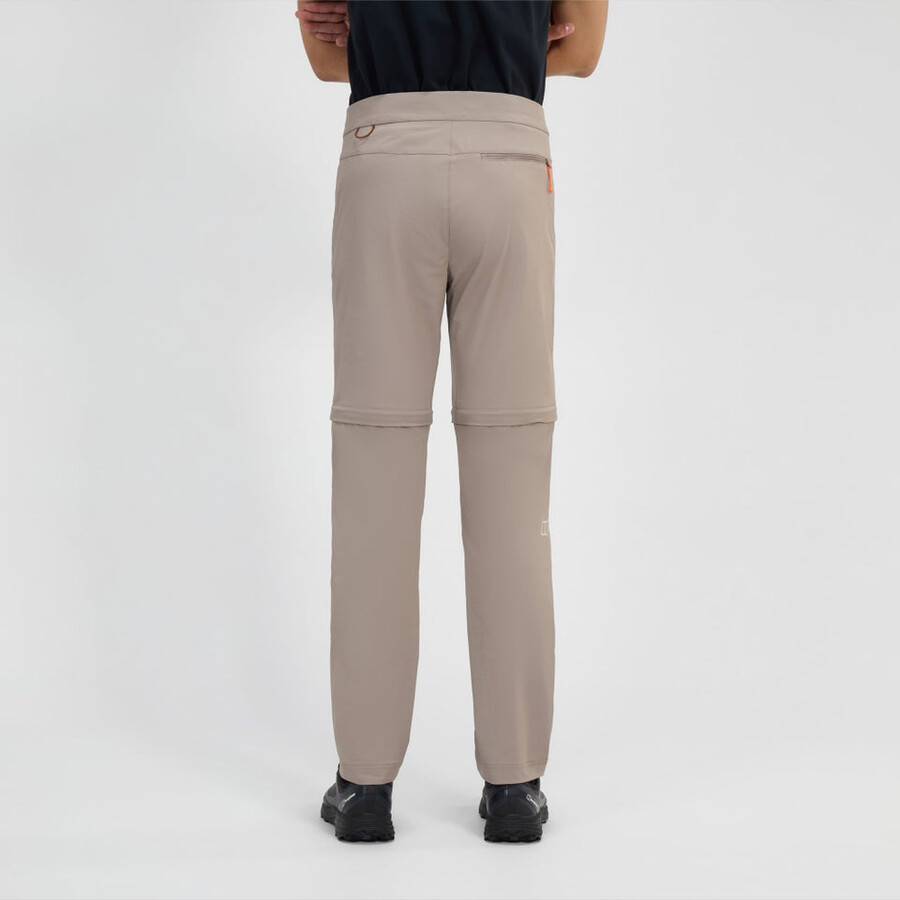 los hombres del sendero-explorer zip pant - natural berghaus