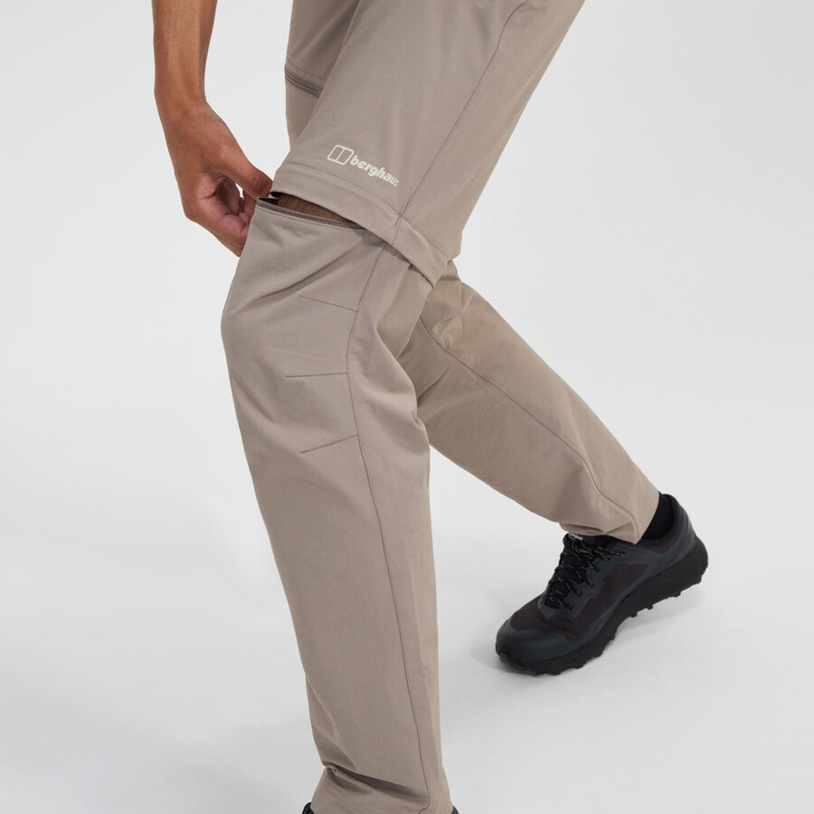 los hombres del sendero-explorer zip pant - natural berghaus